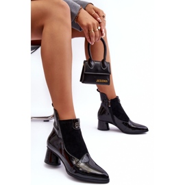 Botas Tacón Piel S.Barski MR870-96 Negro 8