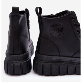 Zapatillas Deportivas De Piel Con Aislamiento Y Cremallera Big Star MM274625 Negro 4