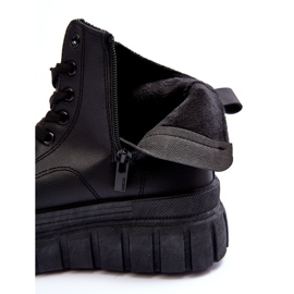 Zapatillas Deportivas De Piel Con Aislamiento Y Cremallera Big Star MM274625 Negro 5