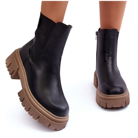 Botas Chelsea masivas con aislamiento Big Star MM274606 Negro 10