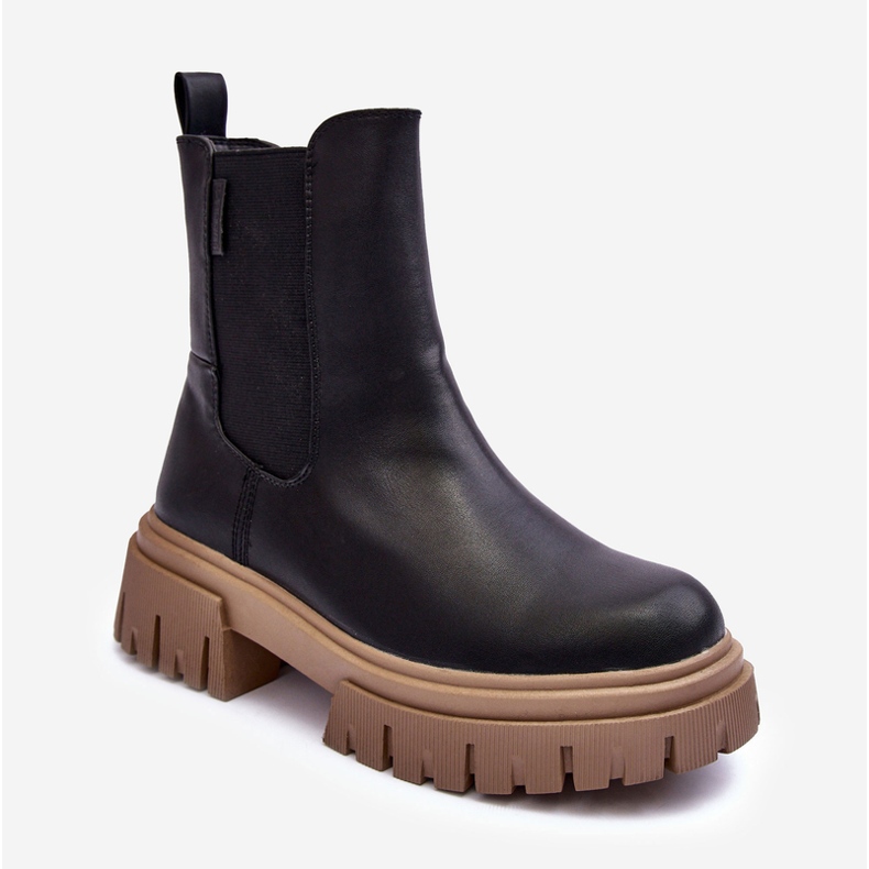 Botas Chelsea masivas con aislamiento Big Star MM274606 Negro 2