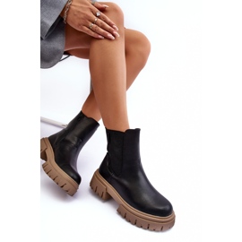 Botas Chelsea masivas con aislamiento Big Star MM274606 Negro 1
