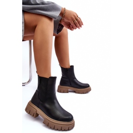 Botas Chelsea masivas con aislamiento Big Star MM274606 Negro 9