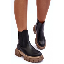 Botas Chelsea masivas con aislamiento Big Star MM274606 Negro 5