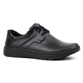KOMODO Zapatos hombre piel Casual 923K negro 2