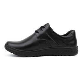 KOMODO Zapatos hombre piel Casual 923K negro 1