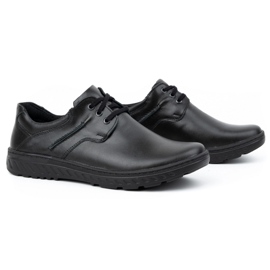 KOMODO Zapatos hombre piel Casual 923K negro 3