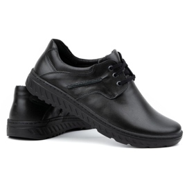 KOMODO Zapatos hombre piel Casual 923K negro 5