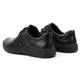 KOMODO Zapatos hombre piel Casual 923K negro 6