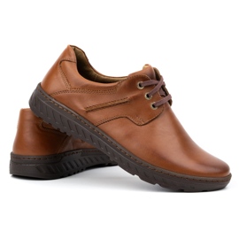 KOMODO Zapatos hombre piel Casual 923K marrón 5