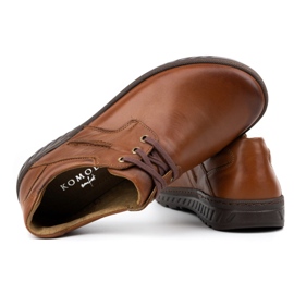 KOMODO Zapatos hombre piel Casual 923K marrón 7