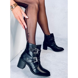 Botines de tacón con tachuelas Ferox Black negro 1 Botines de tacón con tachuelas Ferox Black negro 1