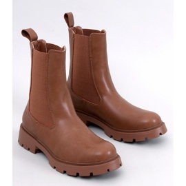 Botas Chelsea altas de mujer Setze Tan marrón 1