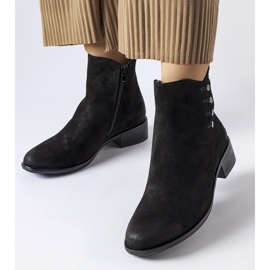 Botas planas Decorah negras negro 1