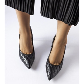 Inna Tacones Valtina acolchados negros 1