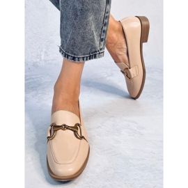Mocasines mujer Jonna Khaki beige 4