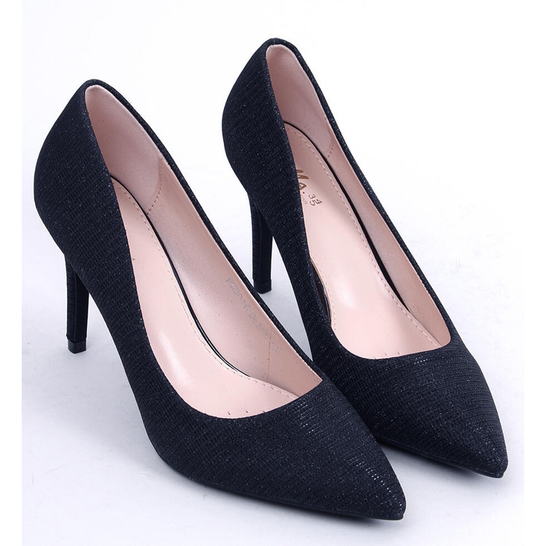 Tacones de noche beverly black negro 2
