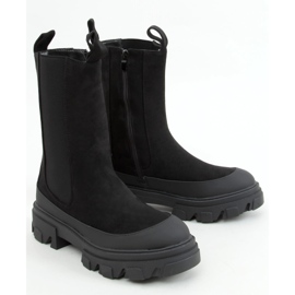 Botines Chelsea altos Telma Negro 1