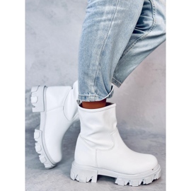 Botas Grants Bianco con suela gruesa. blanco 3