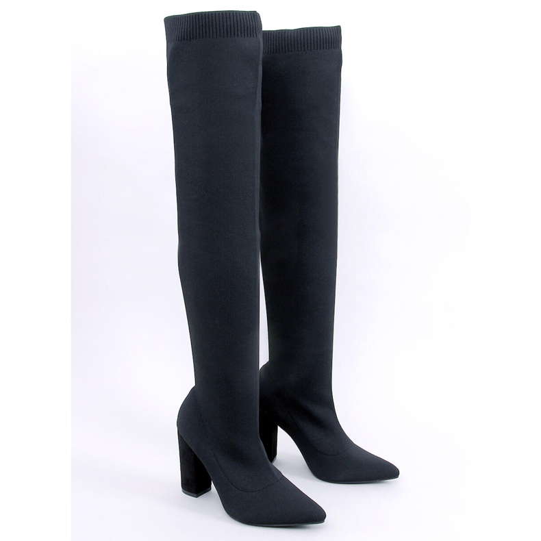 Mosqueteros tacón elástico Verónica Negro 1 Mosqueteros tacón elástico Verónica Negro 1