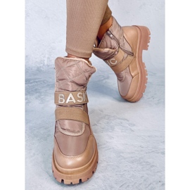 Botas de nieve de mujer Little Khaki beige 3