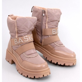 Botas de nieve de mujer Little Khaki beige 1