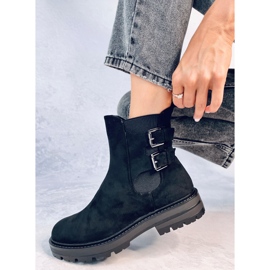 Botines Lanier de ante negro 4