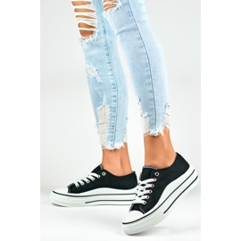 Zapatillas clásicas de mujer negras. negro 3