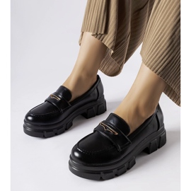 Mocasines Fuori negros con pisada vista 1