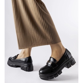 Mocasines Fuori negros con pisada vista 2