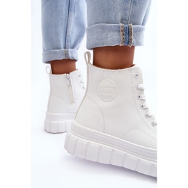 Zapatillas Deportivas De Piel Con Aislamiento Y Cremallera Big Star MM274624 Blanco 5