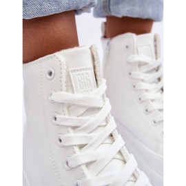 Zapatillas Deportivas De Piel Con Aislamiento Y Cremallera Big Star MM274624 Blanco 2