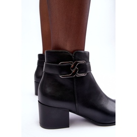 Sergio Leone Botas Mujer Tacón Alto Con Adorno Negro Janeya 6