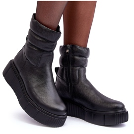 Botas Plataforma Mujer Lemar Suam Piel Negro 11