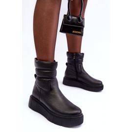Botas Plataforma Mujer Lemar Suam Piel Negro 10