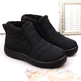 Botas de nieve impermeables sin cordones News W EVE438A negro 2