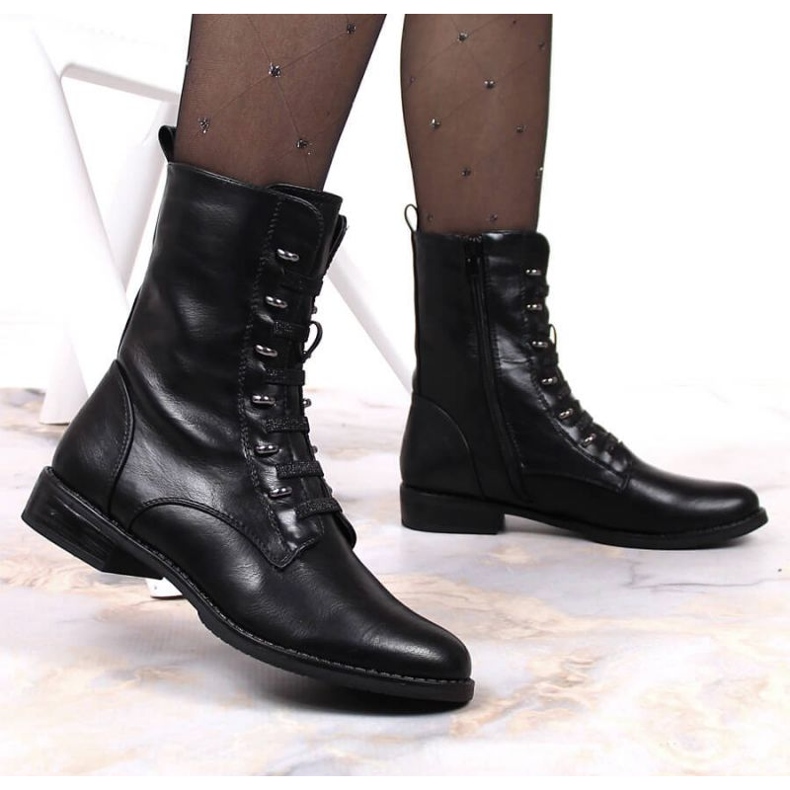 Botas con cremallera aislante Jezzi W JEZ376A, negro 2