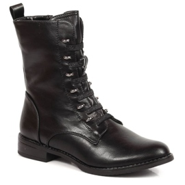 Botas con cremallera aislante Jezzi W JEZ376A, negro 6