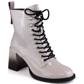 Botines tacón charol D&amp;A S.Barski Premium Collection W OLI225B 1