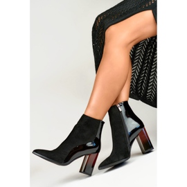 Botas elegantes de tacón alto para mujer. negro 5