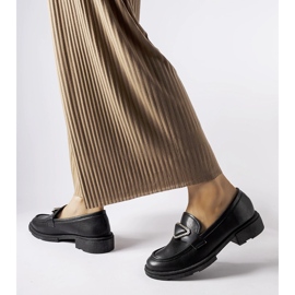 Mocasines negros decorados con pedrería Marsilius 2