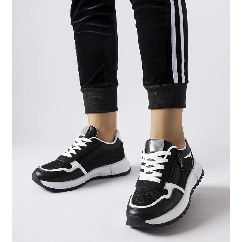 Zapatillas Camuzzoni decorativas negras negro 1