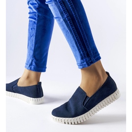 Deportivas caladas azul marino de Madiha 1
