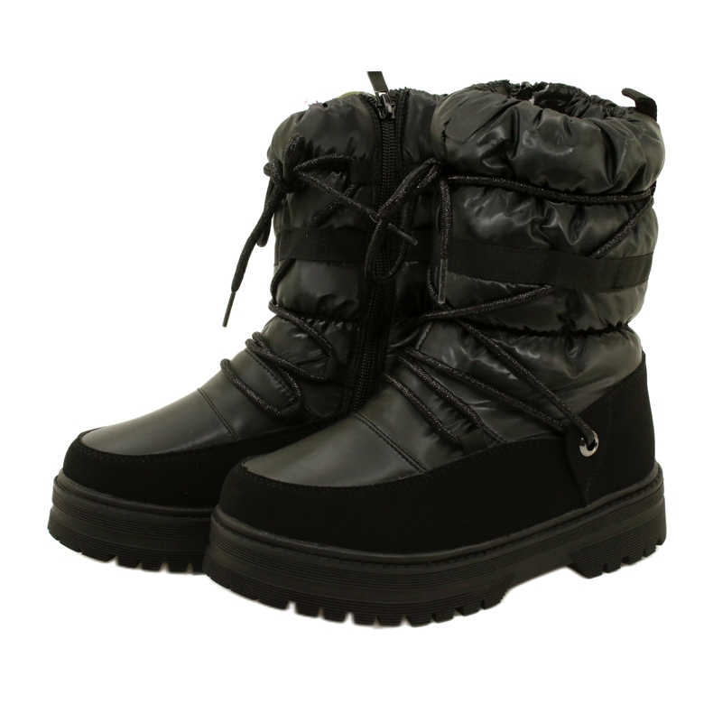 Evento Botas de nieve para niñas impermeables Miss Evalo 23DZ23-6585 Negro 3
