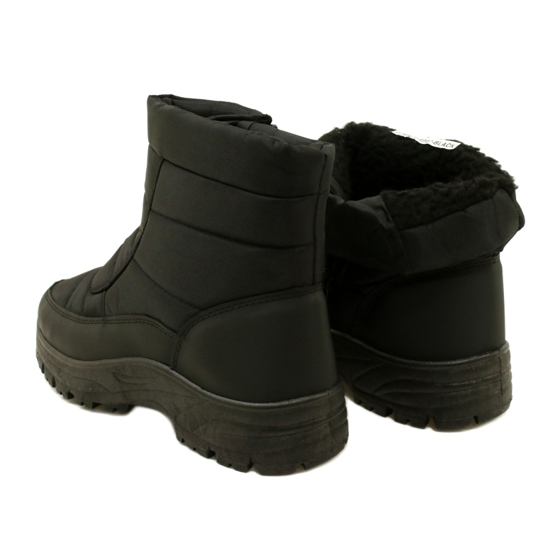 News Botas de nieve aisladas para hombres para el control deslizante de noticias 23mn26-4997 negro 6