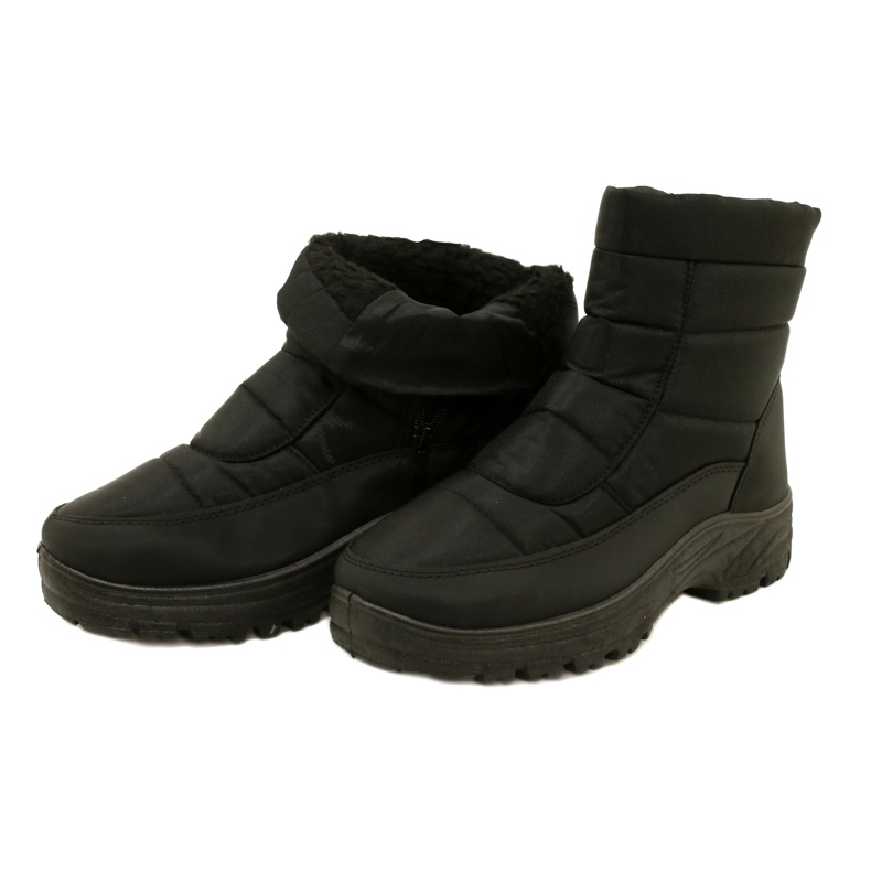 News Botas de nieve aisladas para hombres para el control deslizante de noticias 23mn26-4997 negro 5