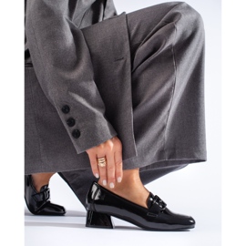 Zapatos de tacón mujer Vinceza charol negro 1