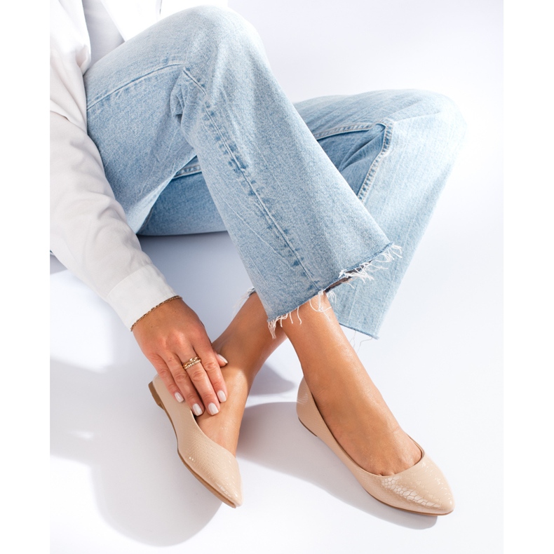 Bailarinas de mujer beige de Shelovet 1