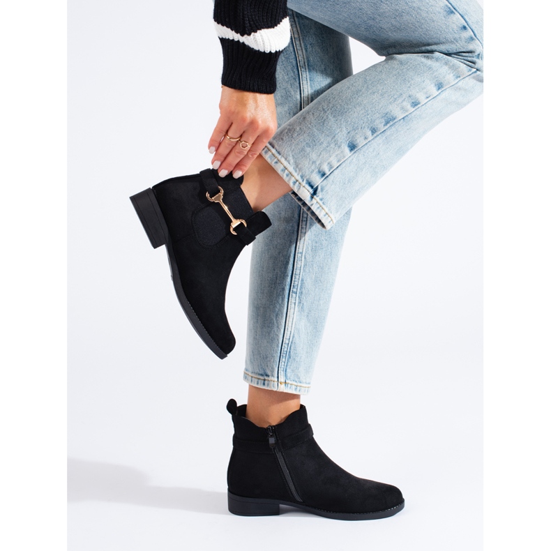 Botas mujer Shelovet ante negro 2