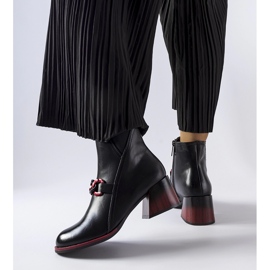 Botines negros Castione 58126 Negro 1